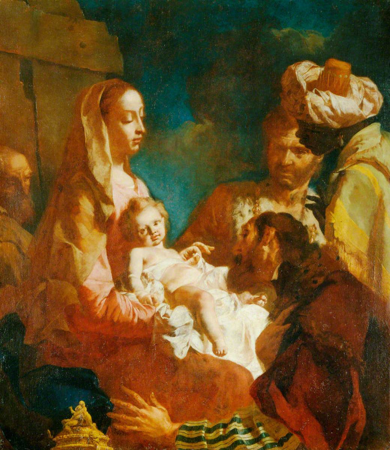 La Adoración de los Reyes Magos - Giovanni Battista Piazzetta