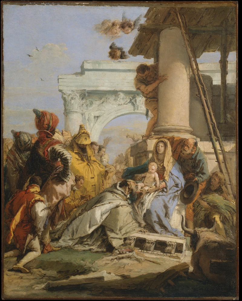 La adoración de los Reyes Magos - Giovanni Battista Tiepolo