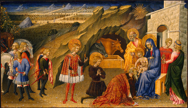 La Adoración de los Reyes Magos - Giovanni di Paolo