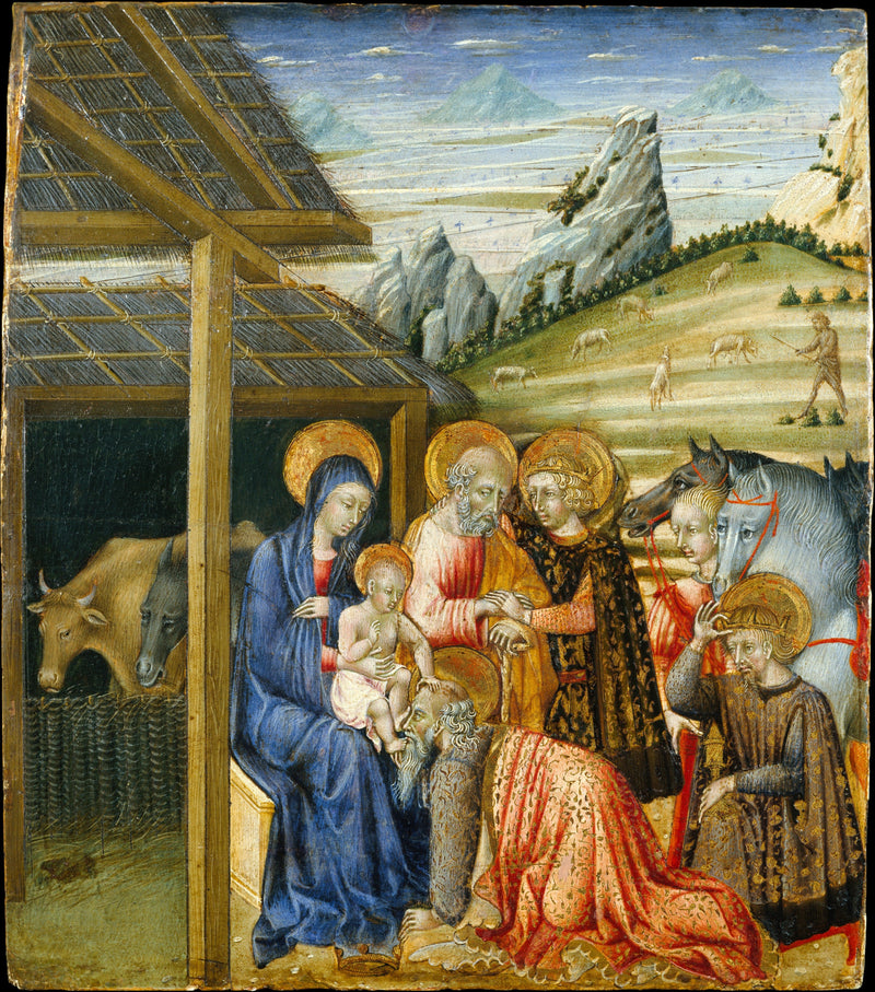 La Adoración de los Reyes Magos - Giovanni di Paolo