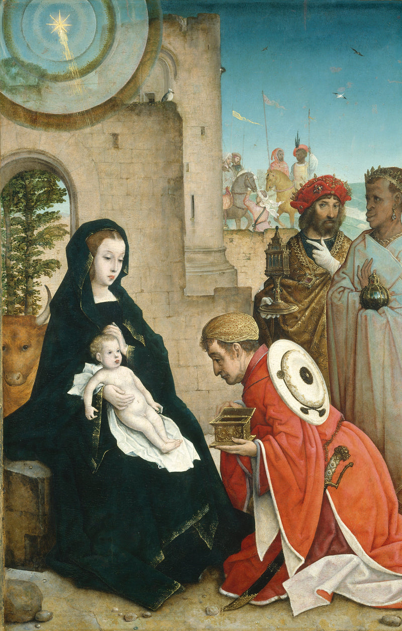 La adoración de los Reyes Magos - Juan de Flandes