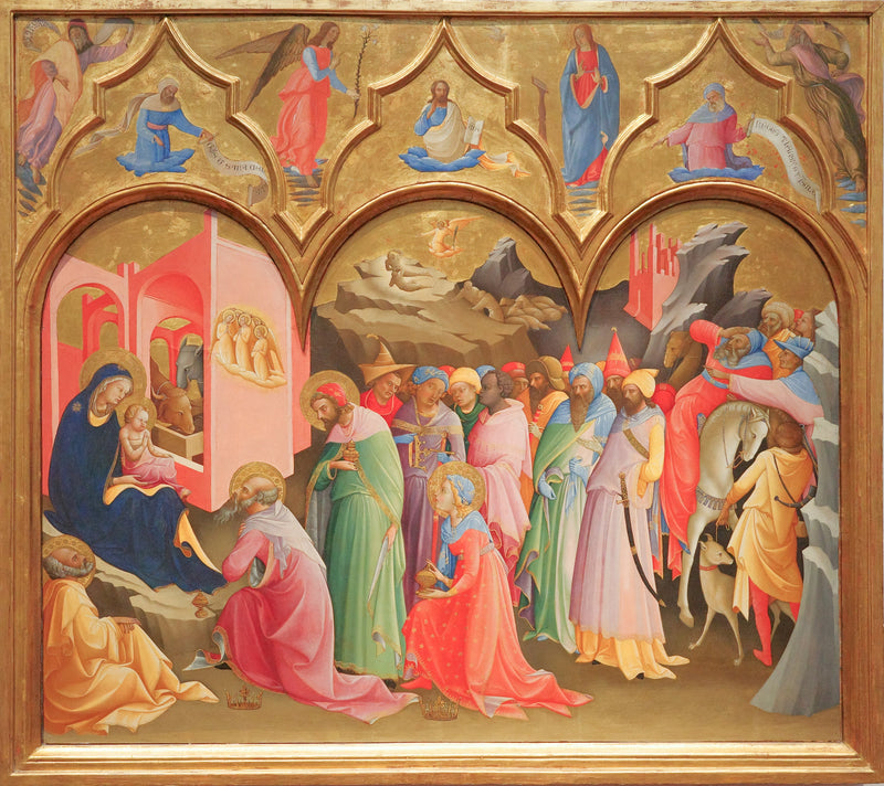 La adoración de los magos - Lorenzo Monaco