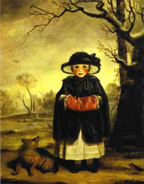 Lady Caroline Scott en el papel de « Invierno » - Joshua Reynolds