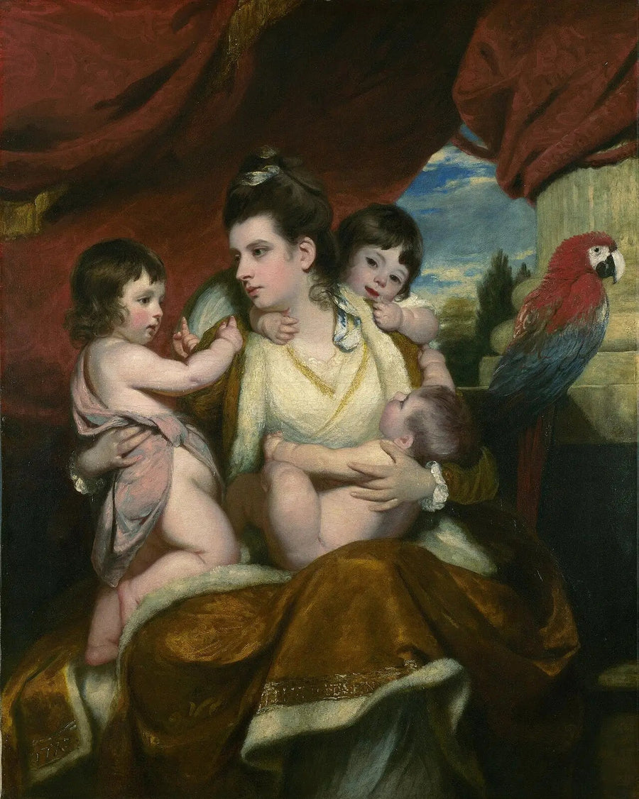 Lady Cockburn y sus hijos - Joshua Reynolds