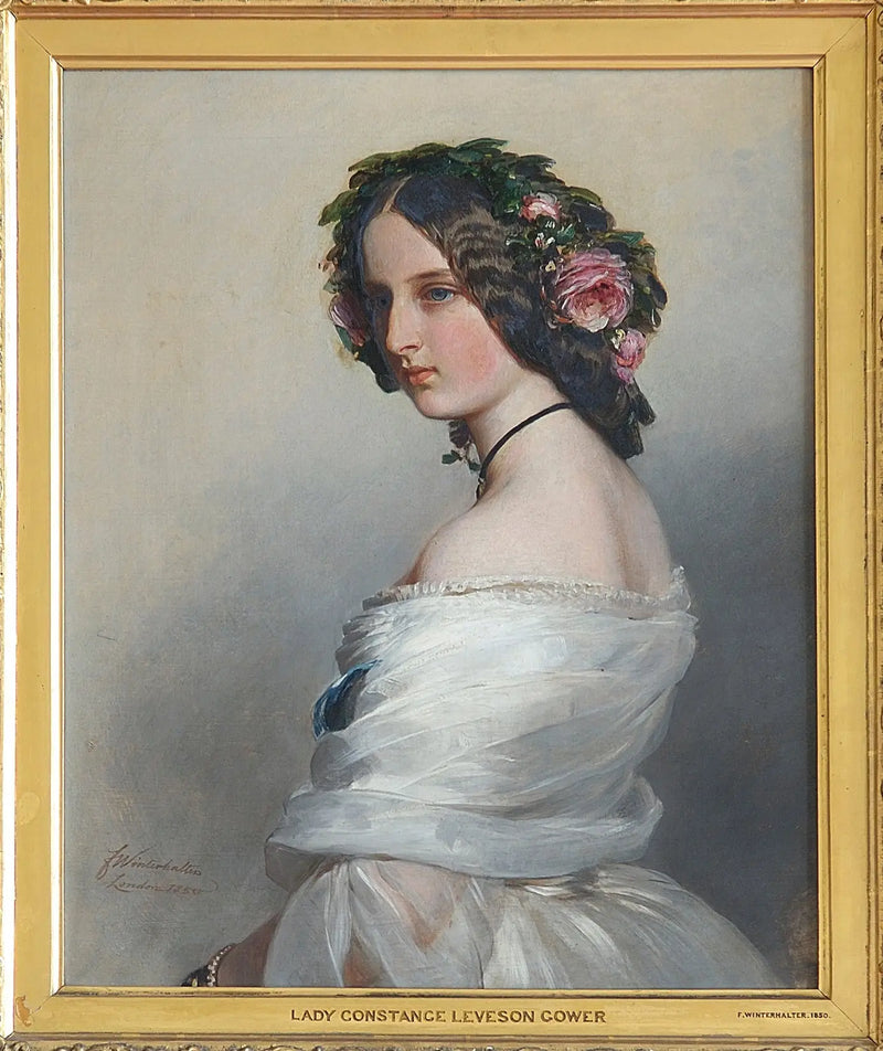 Lady Constance Leveson-Gower (1834-1880), futura duquesa de Westminster - Franz Xaver Winterhalter