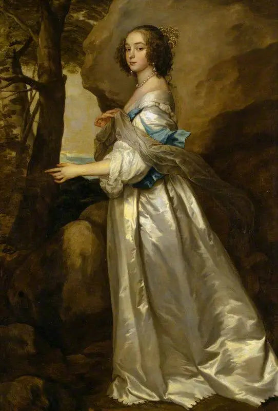 Lady Frances Cranfield, Lady Buckhurst, futura condesa de Dorset (fallecida en 1687) - Antoine van Dyck