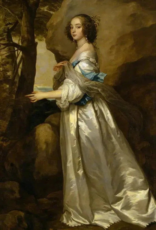 Lady Frances Cranfield, Lady Buckhurst, futura condesa de Dorset (fallecida en 1687) - Antoine van Dyck