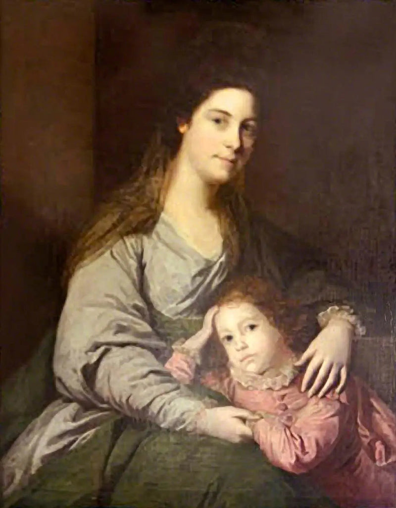Lady Lepell Phipps (1723–1780) y su hijo, Charles (?) (1753–1786) - Joshua Reynolds