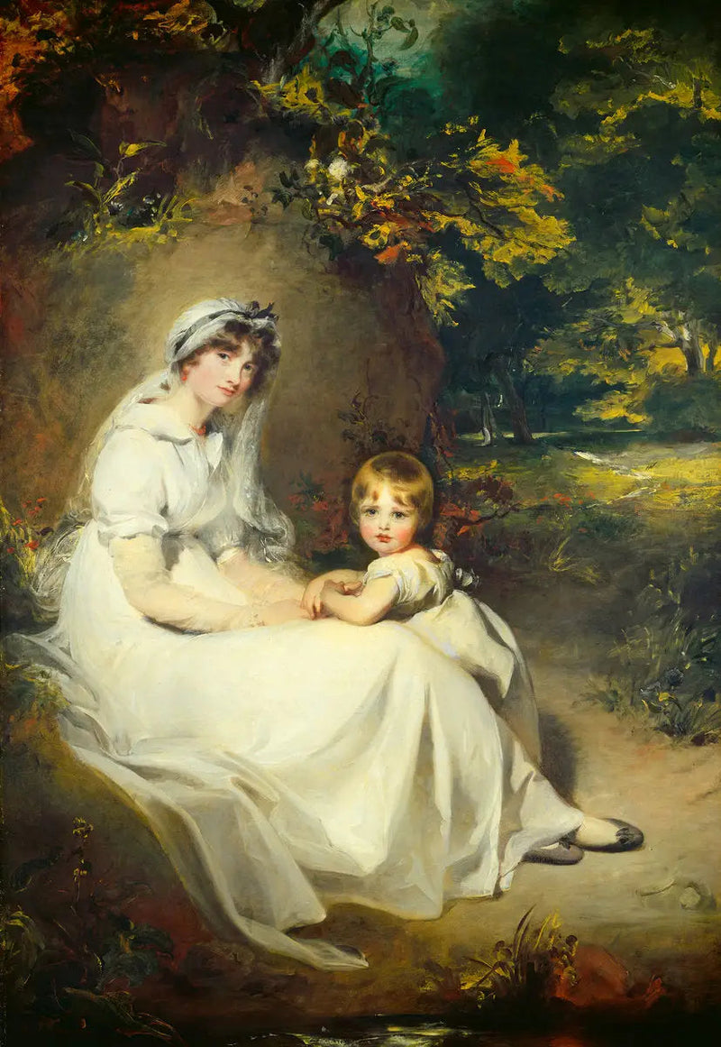 Lady Mary Templetown y su hijo mayor - Thomas Lawrence