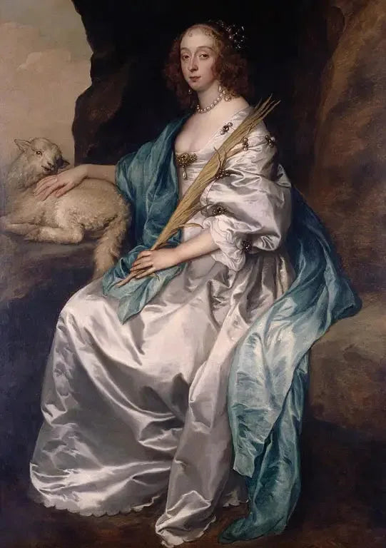 Lady Mary Villiers, duquesa de Richmond y Lennox (1622-1685) - Antoine van Dyck