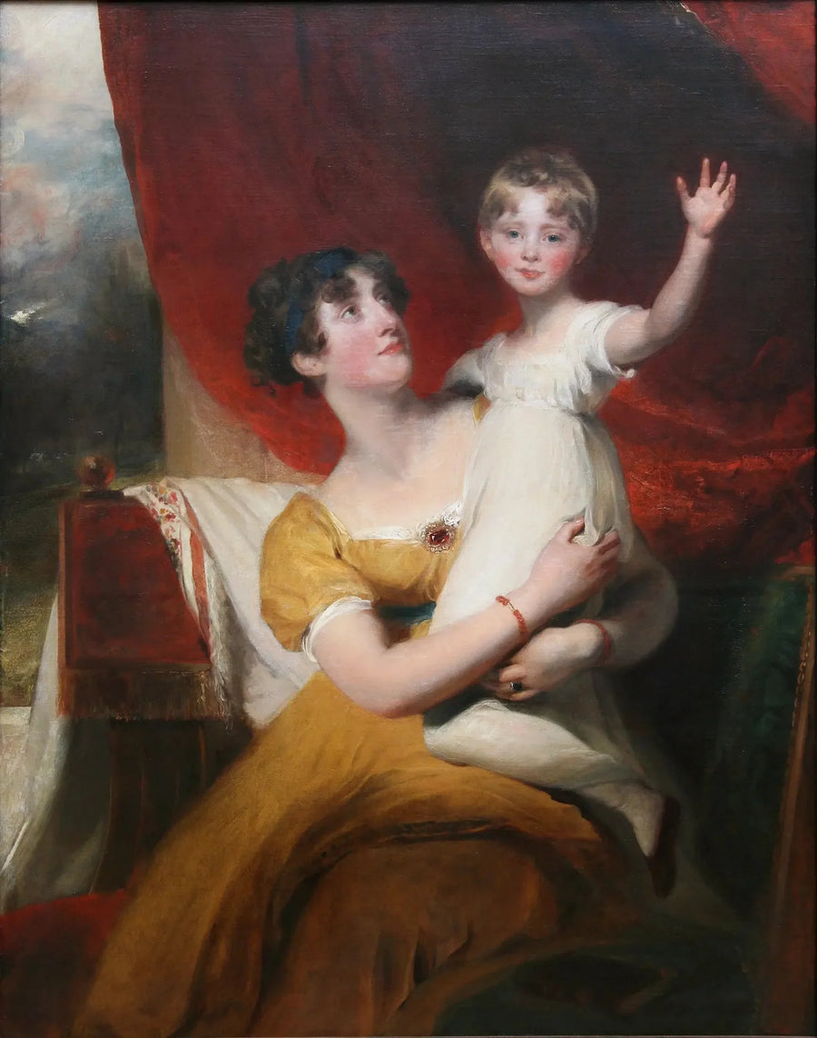 Lady Orde con su hija Anne - Thomas Lawrence