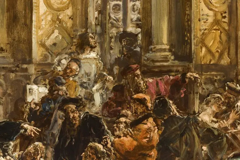 La Edad de Oro de la literatura en el siglo XVI, de la serie « Historia de la civilización en Polonia » - Jan Matejko