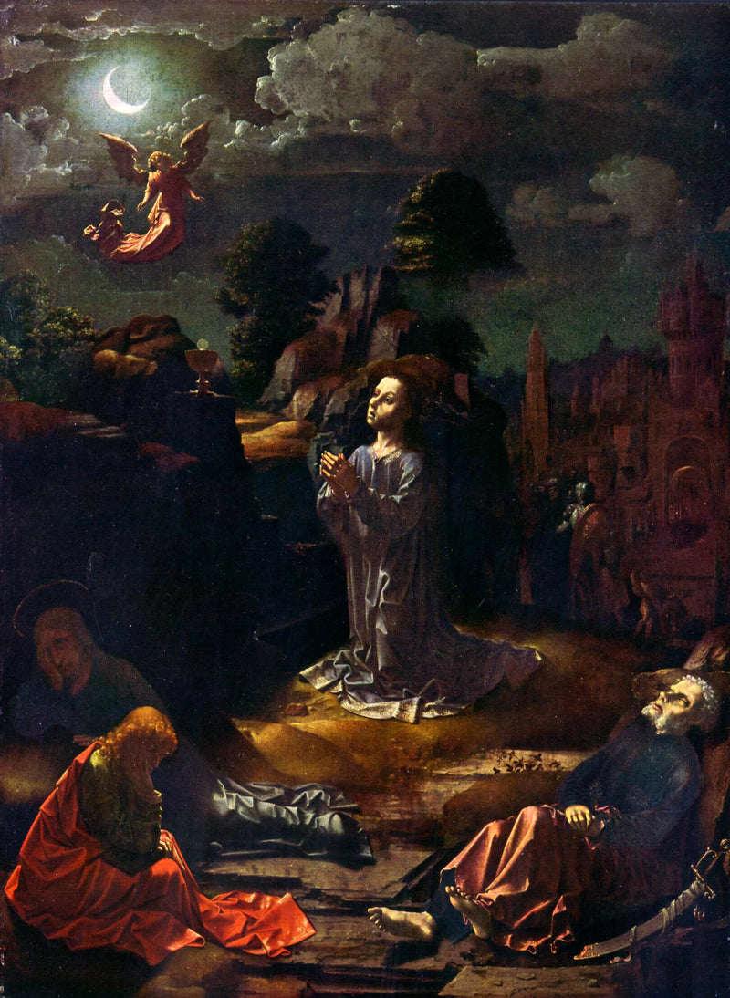 La agonía en el jardín de los olivos - Jan Gossaert
