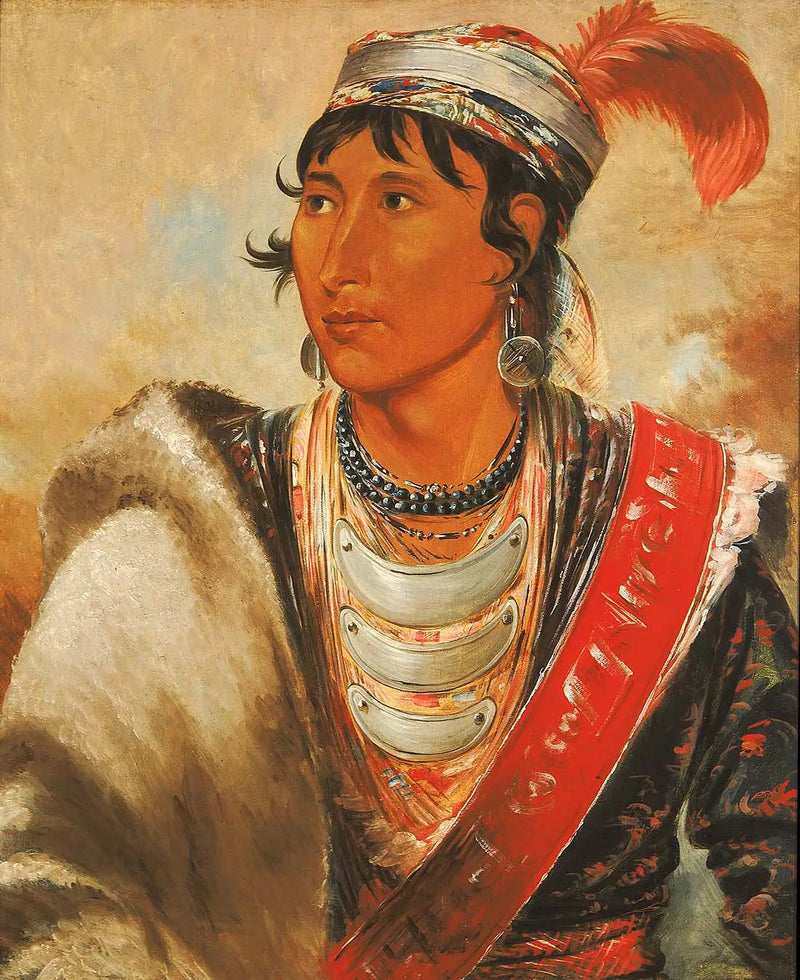 Láh-shee, el lechero, apodado « Creek Billy » - George Catlin
