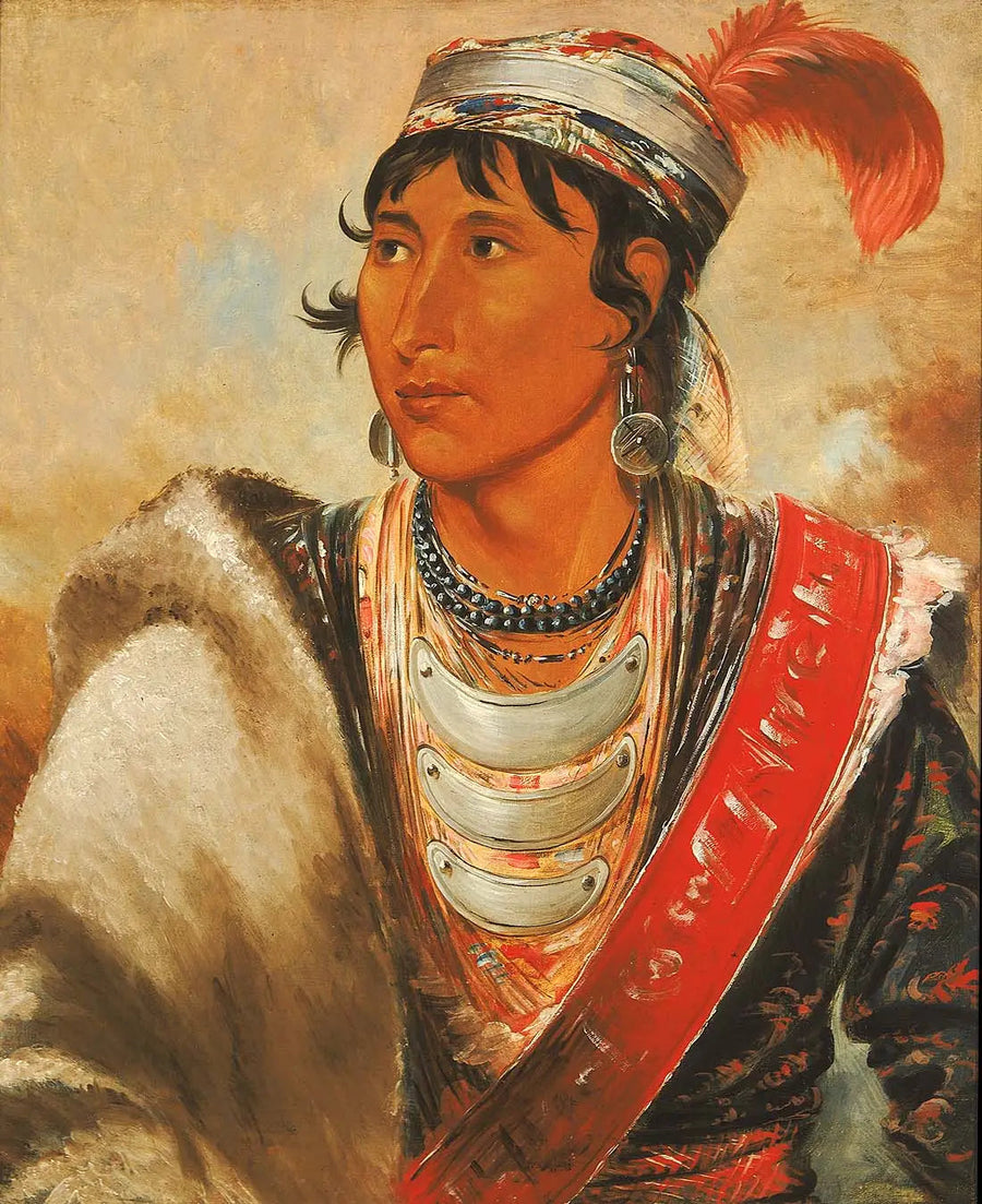 Láh-shee, el lechero, apodado « Creek Billy » - George Catlin