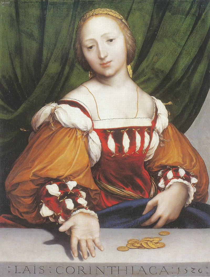 Laïs de Corinto - Hans Holbein el Joven
