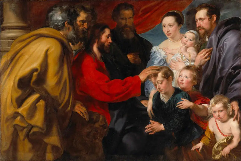 Deja que los niños vengan a mí - Antoine van Dyck