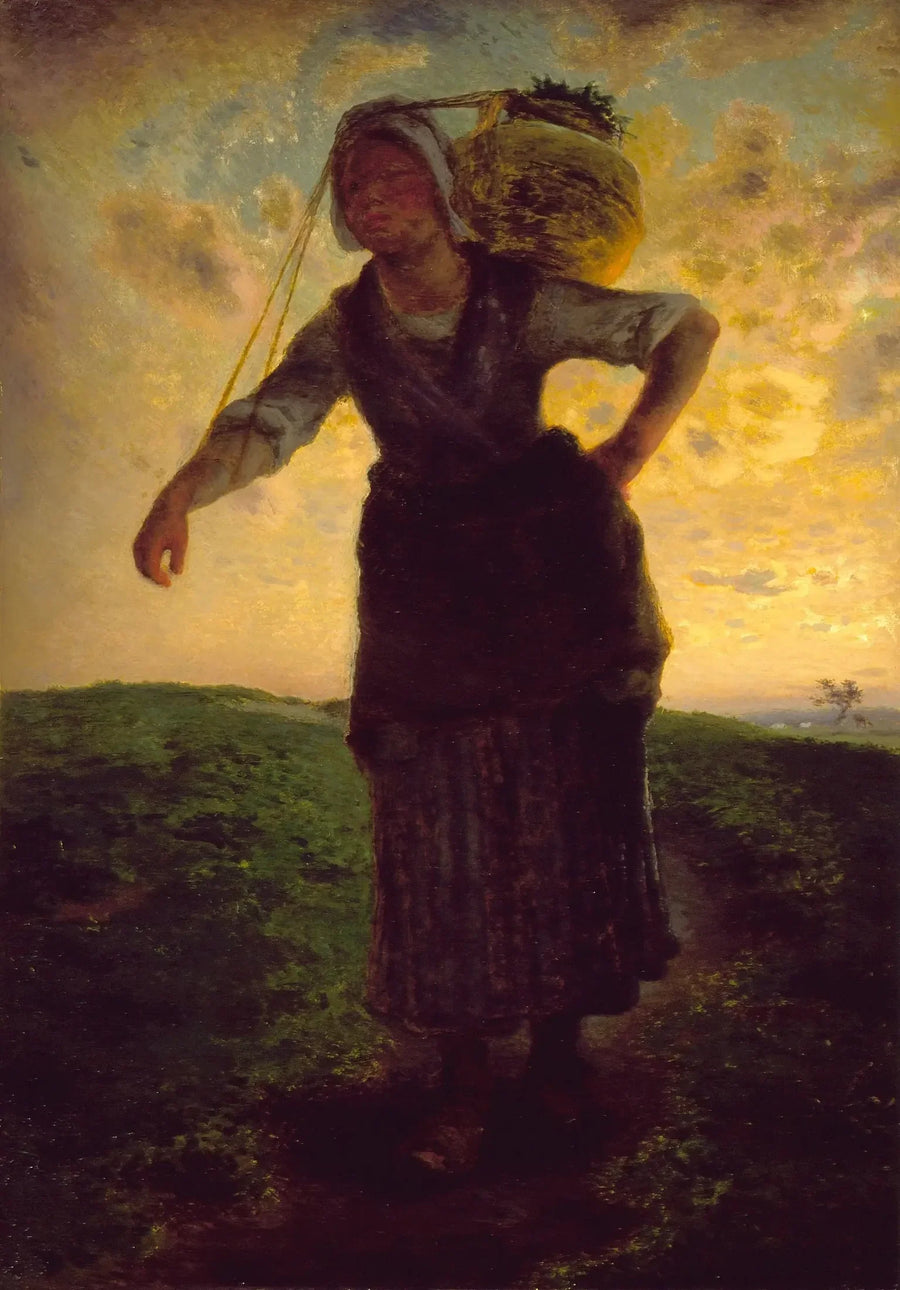 Lechera normanda en Gréville - Jean-François Millet