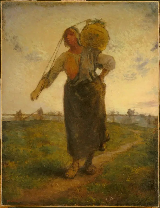 Lechera normanda en Gréville - Jean-François Millet