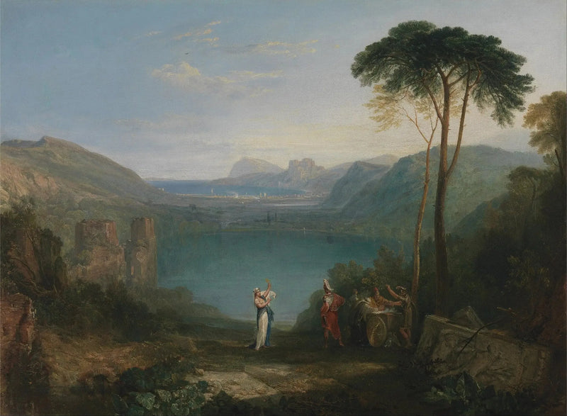 Lago Averno: Eneas y la Sibila de Cumas - J. M. W. Turner
