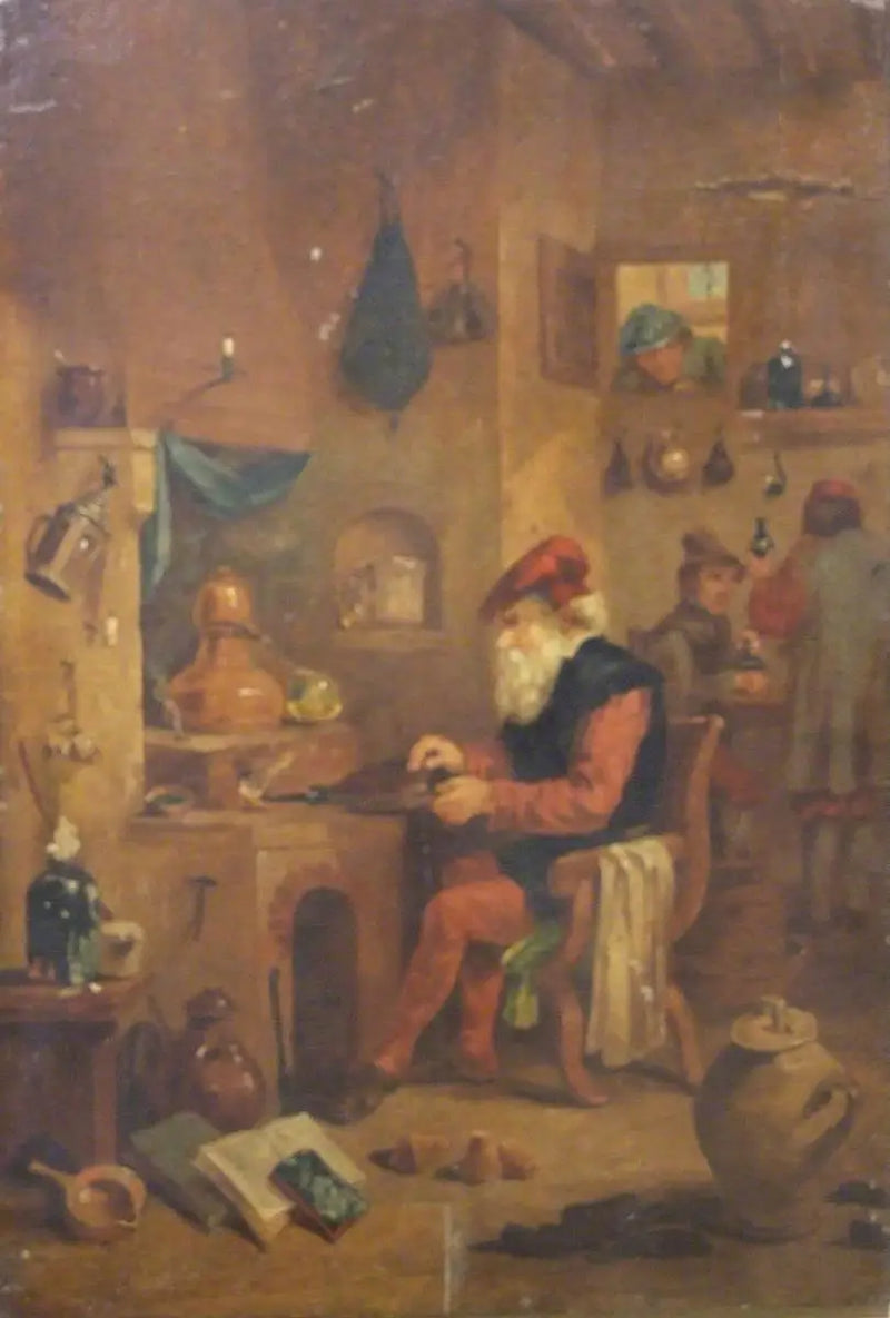 El alquimista - David Teniers el Joven