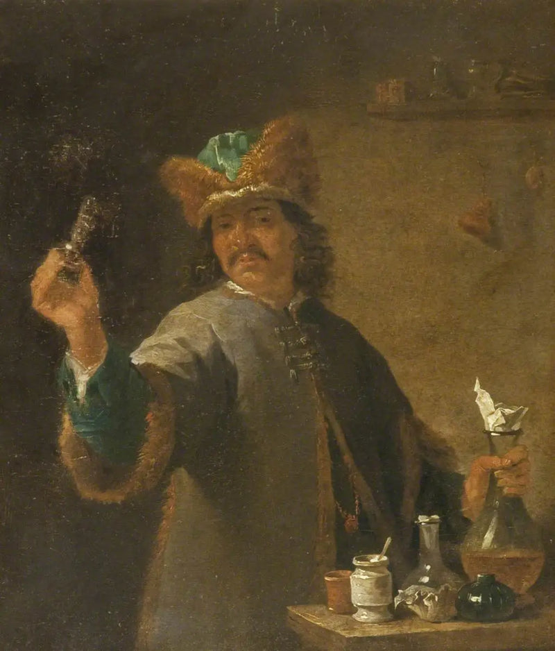 El alquimista - David Teniers el Joven