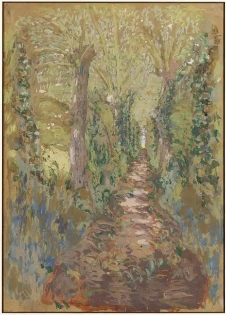 La avenida en el bosque, Amfreville - Édouard Vuillard