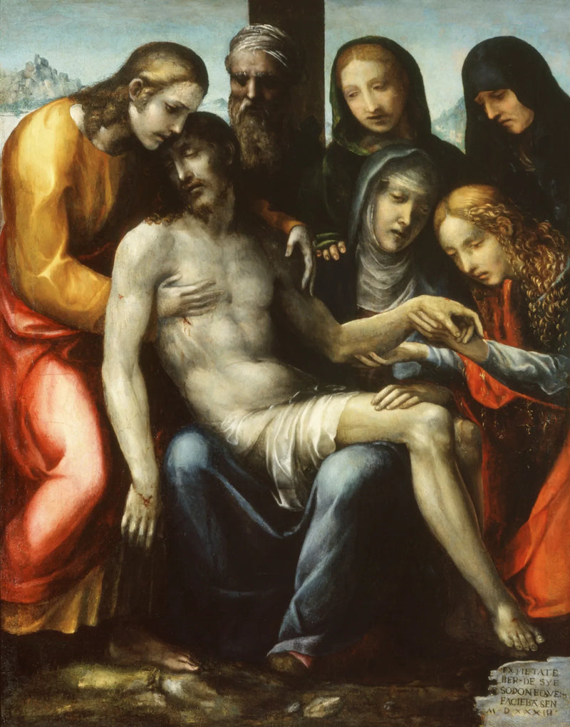 Lamentación de Cristo - Il Sodoma (Giovanni Antonio Bazzi)