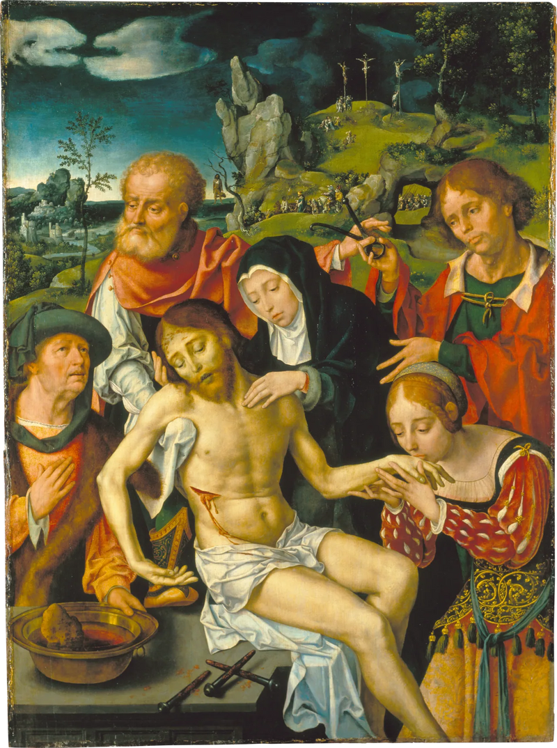 Lamentación de Cristo - Joos van Cleve