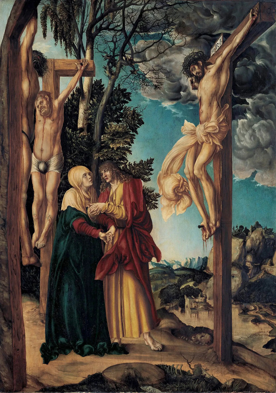 Lamentación bajo la Cruz - Lucas Cranach el Viejo