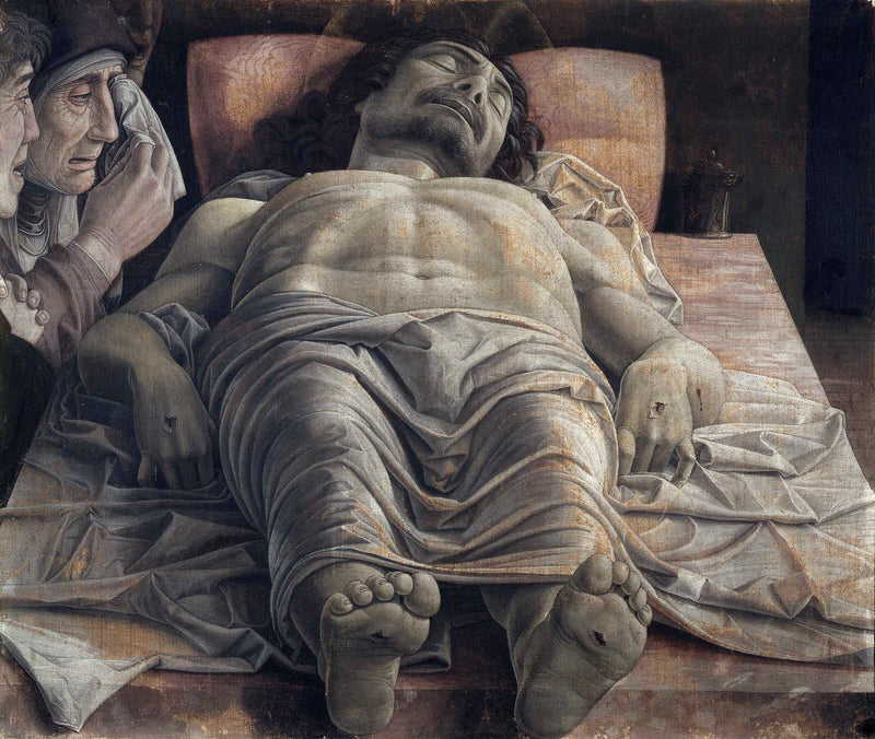 Lamentación sobre el Cristo muerto - Andrea Mantegna