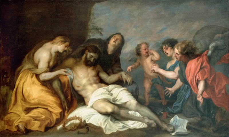 Lamentación sobre el Cristo muerto - Antoine van Dyck