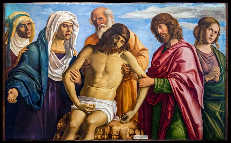 Lamentación sobre el Cristo muerto - Cima da Conegliano