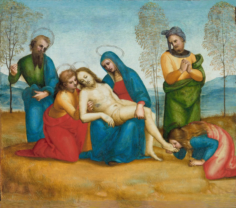 Lamentación sobre el Cristo muerto - Rafael Sanzio