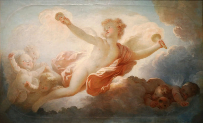 El amor abraza el universo - Jean-Honoré Fragonard