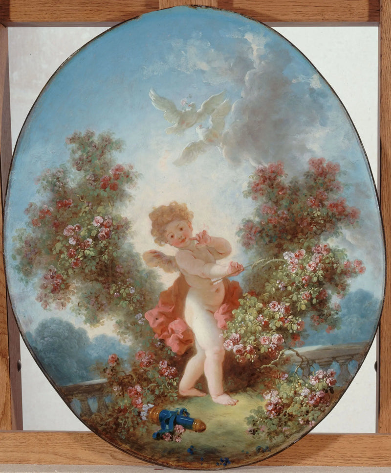 El amor en centinela - Jean-Honoré Fragonard