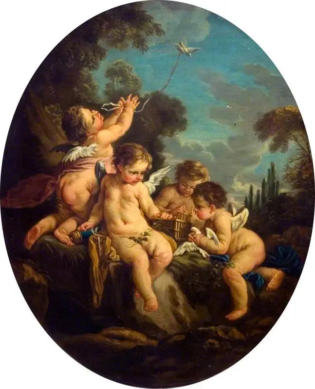 El amor cazador de aves - François Boucher