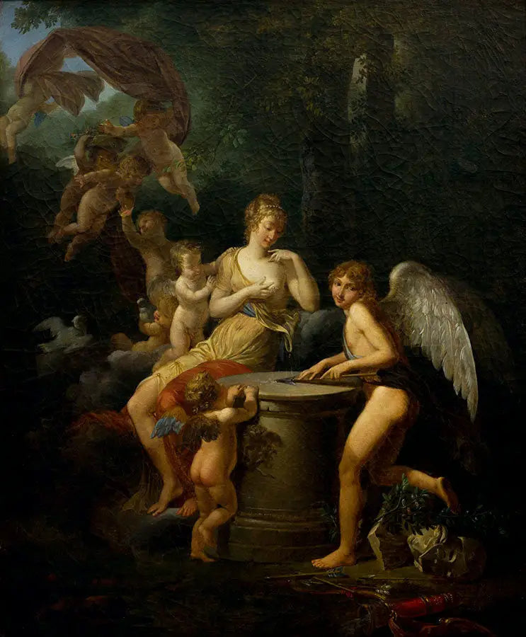 El amor vencido por la castidad - François Gérard