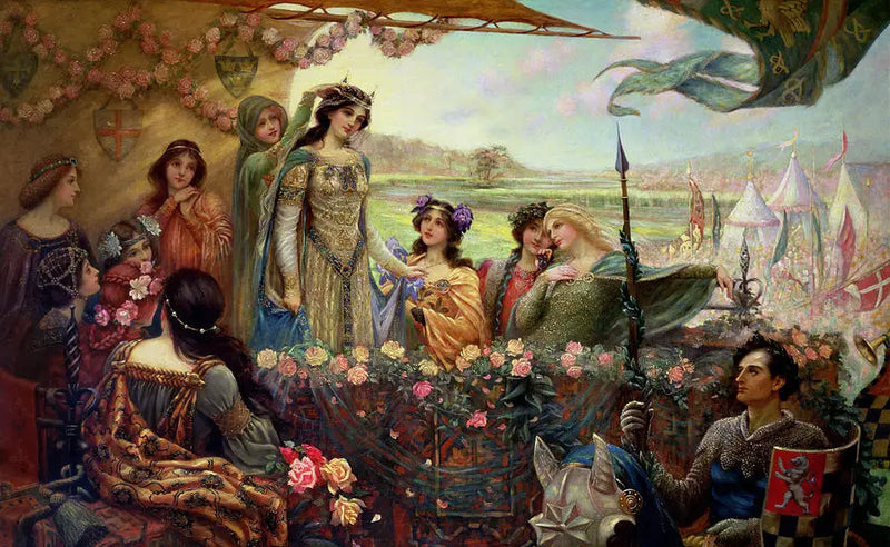 Lancelot y Guinevere - Herbert Draper