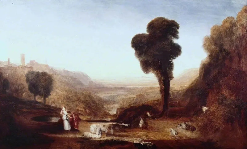 Paisaje: Cristo y la Mujer de Samaria - J. M. W. Turner