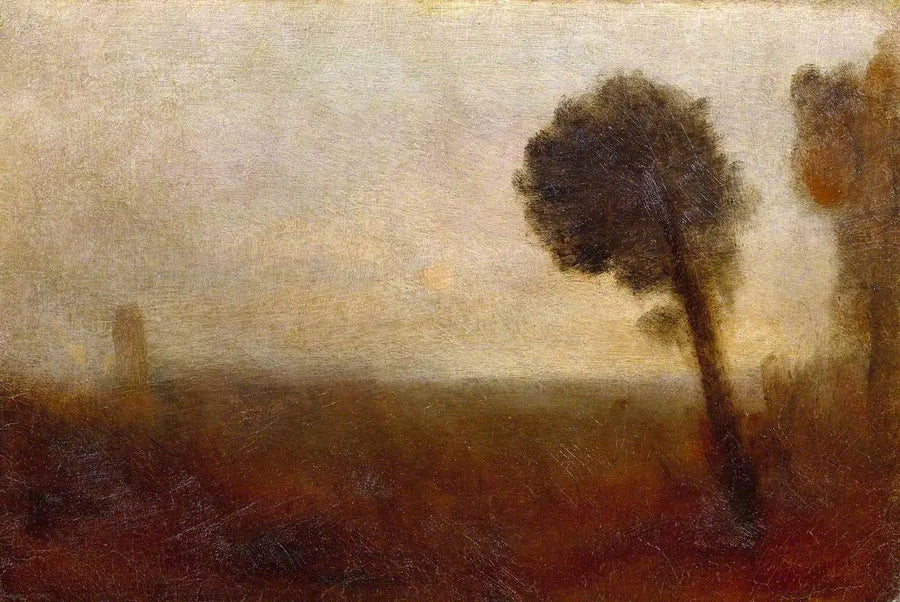 Paisaje con un árbol a la derecha - J. M. W. Turner