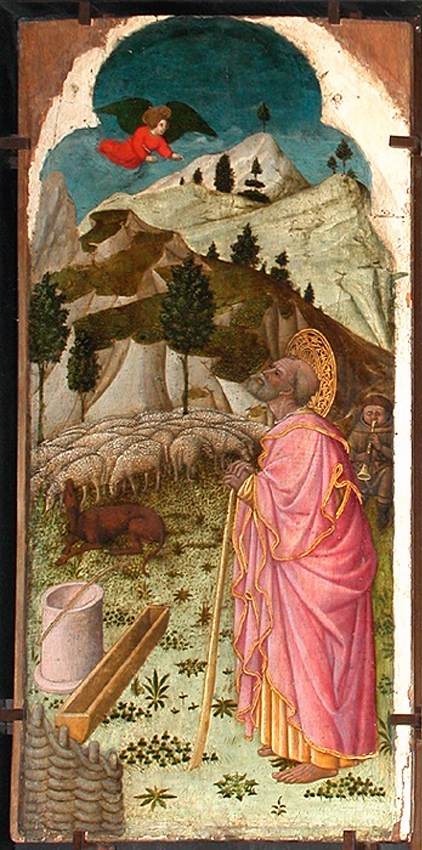 El ángel aparece a Joaquín - Giovanni Francesco da Rimini