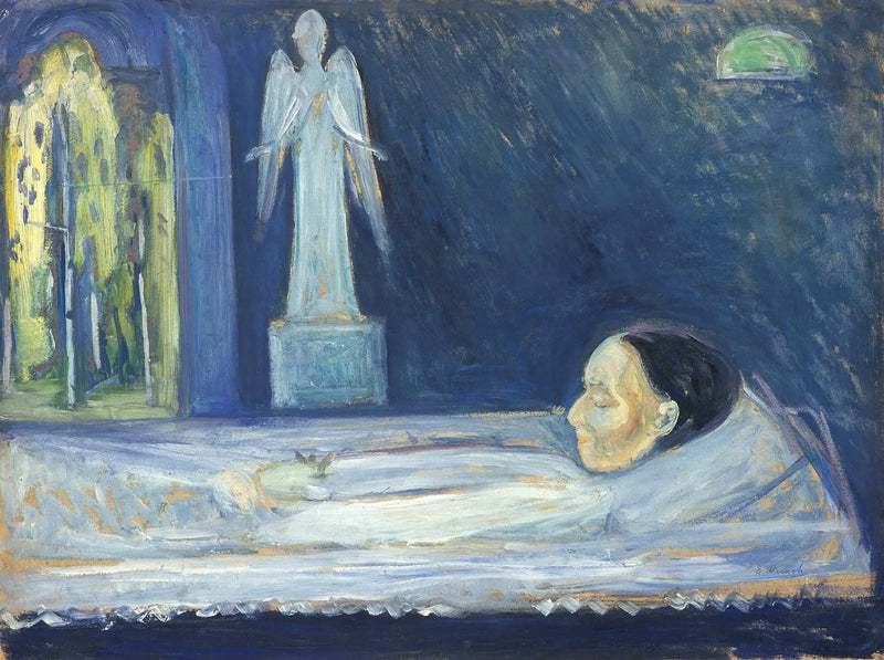 El Ángel de la muerte - Edvard Munch