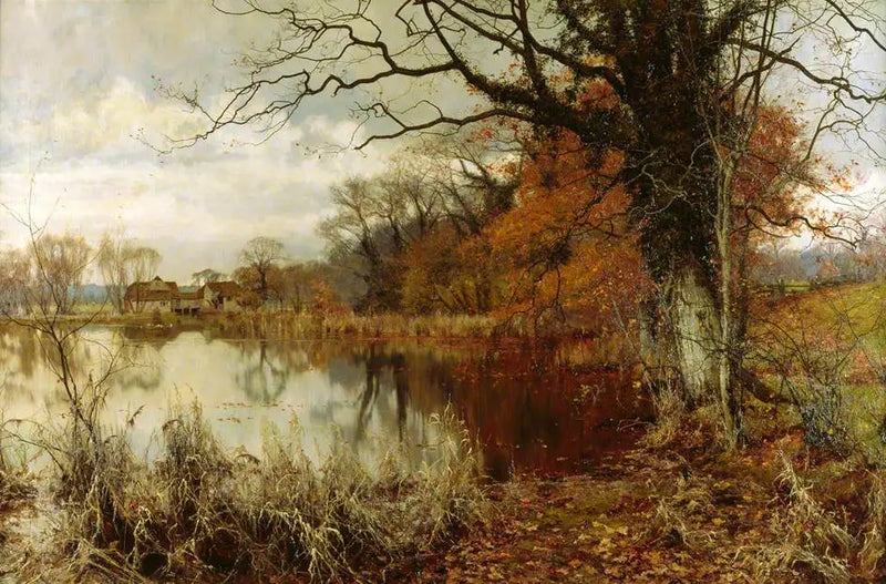 El año dulce se precipita hacia su fin. - Edward Wilkins Waite