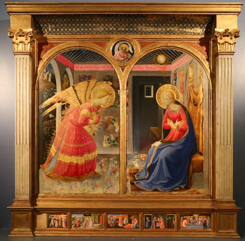 La Anunciación de San Giovanni Valdarno - Fra Angelico