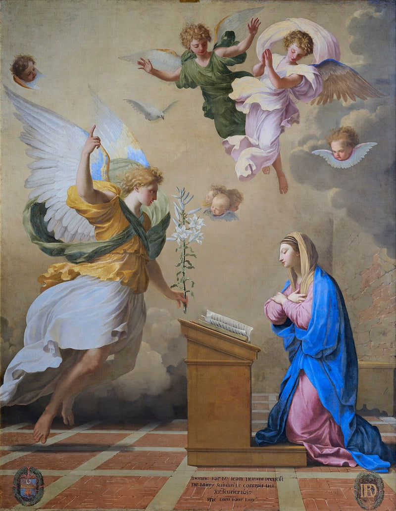 La Anunciación - Eustache Le Sueur