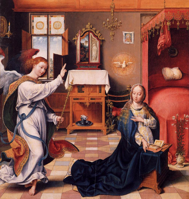 La Anunciación. - Joos van Cleve