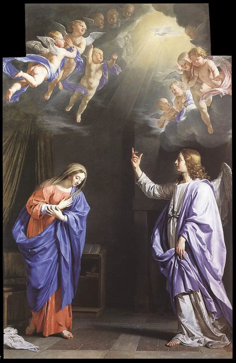 La Anunciación - Philippe de Champaigne