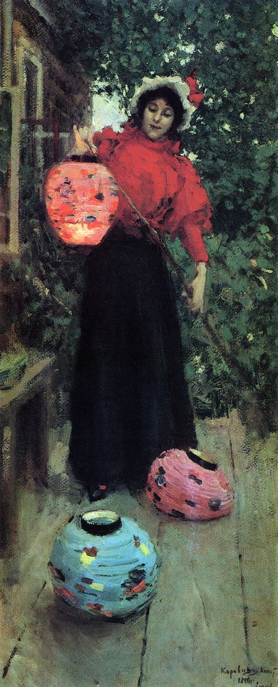 Linternas de papel - Konstantin Korovin