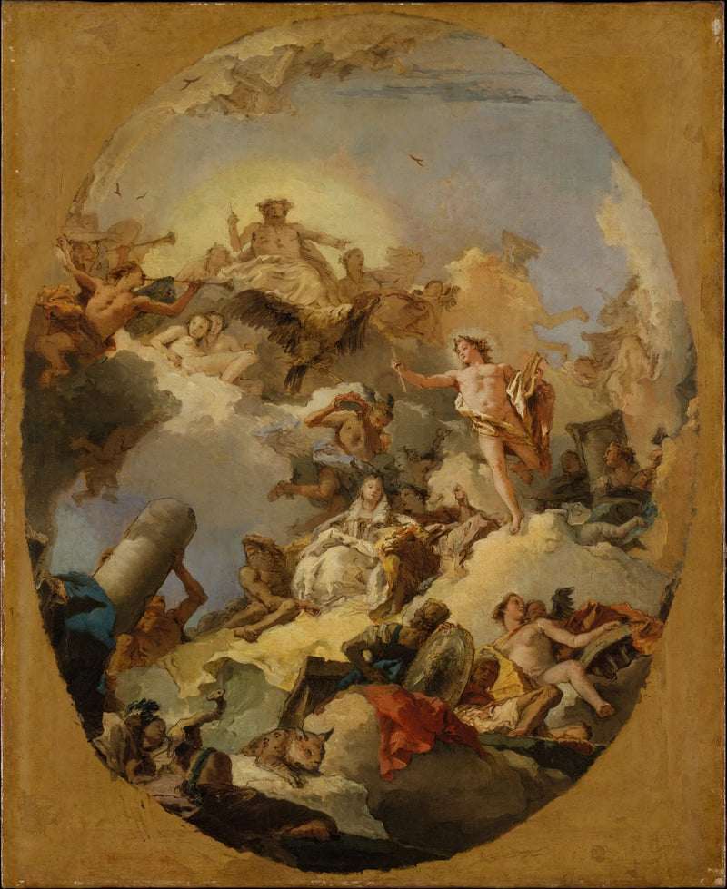 La apoteosis de la monarquía española - Giovanni Battista Tiepolo